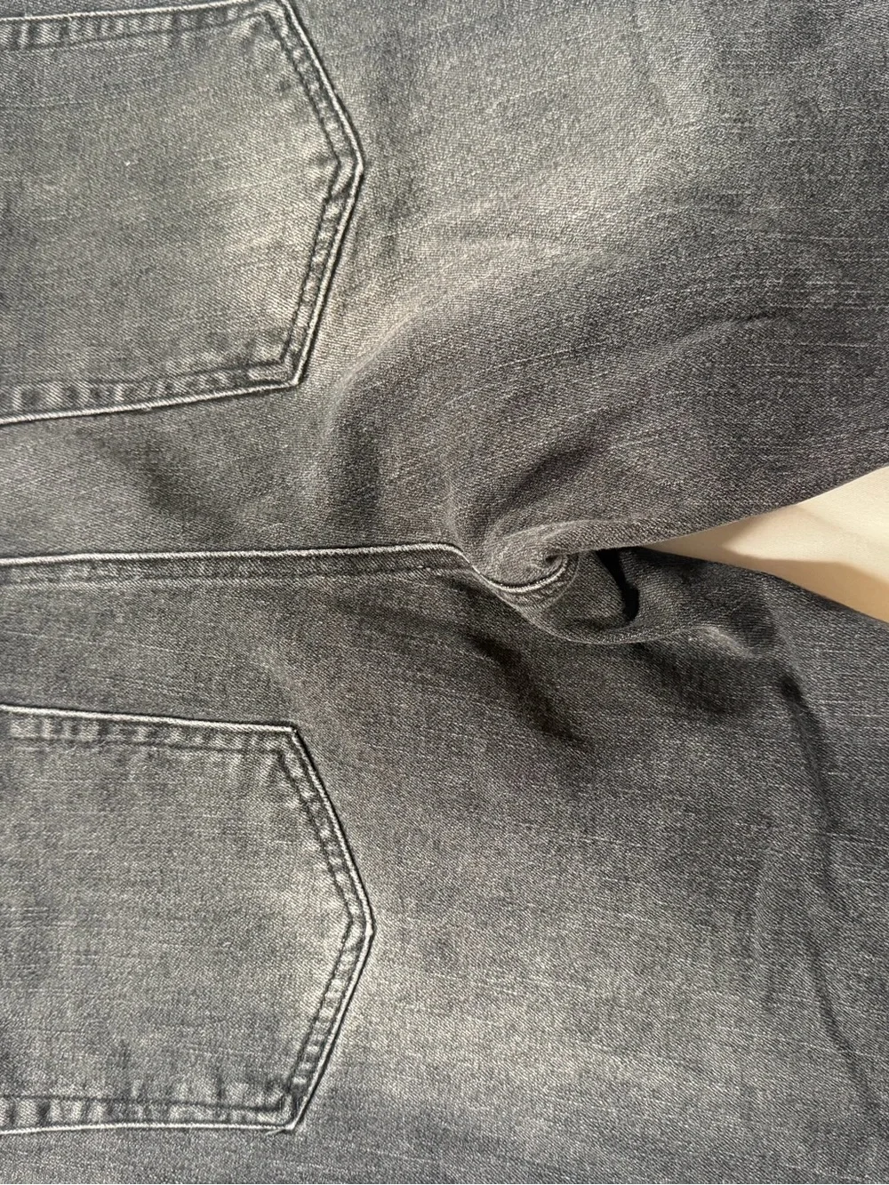 Rue21 Men's Charcoal Black Ripped Skinny Jeans 38x32